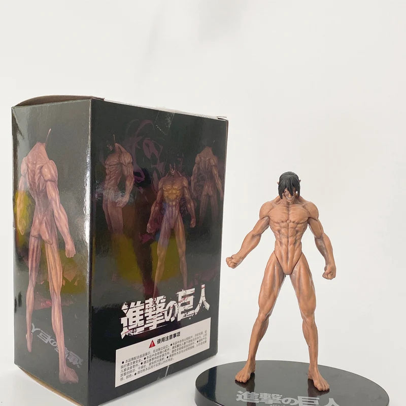 28cm Attack on Titans Levi Ackerman Action  Eren Jaege Mikasa Ackerman The Armored Titan