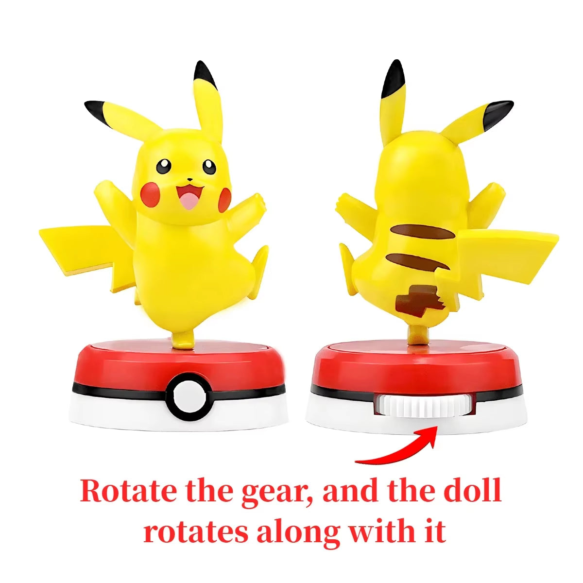 Pokemon Model Kit Anime Characters Figures Gengar Pikachu Charizard Slowpoke Mewtwo Series Car Interior Hand Position Toys Gifts