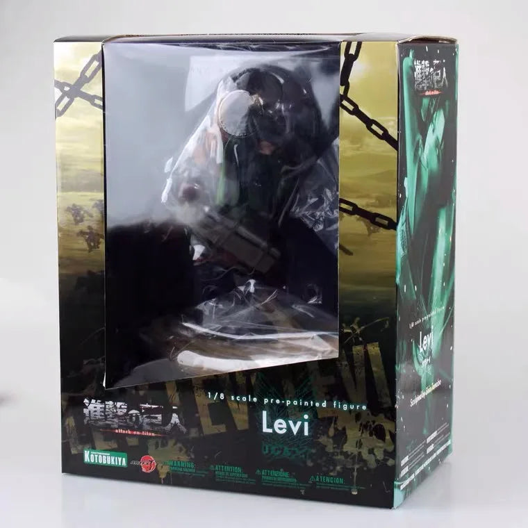 28cm Attack on Titans Levi Ackerman Action  Eren Jaege Mikasa Ackerman The Armored Titan