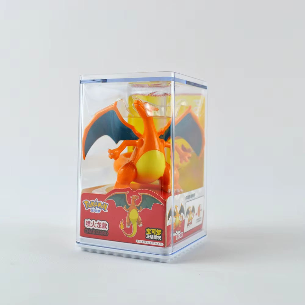 Pokemon Model Kit Anime Characters Figures Gengar Pikachu Charizard Slowpoke Mewtwo Series Car Interior Hand Position Toys Gifts