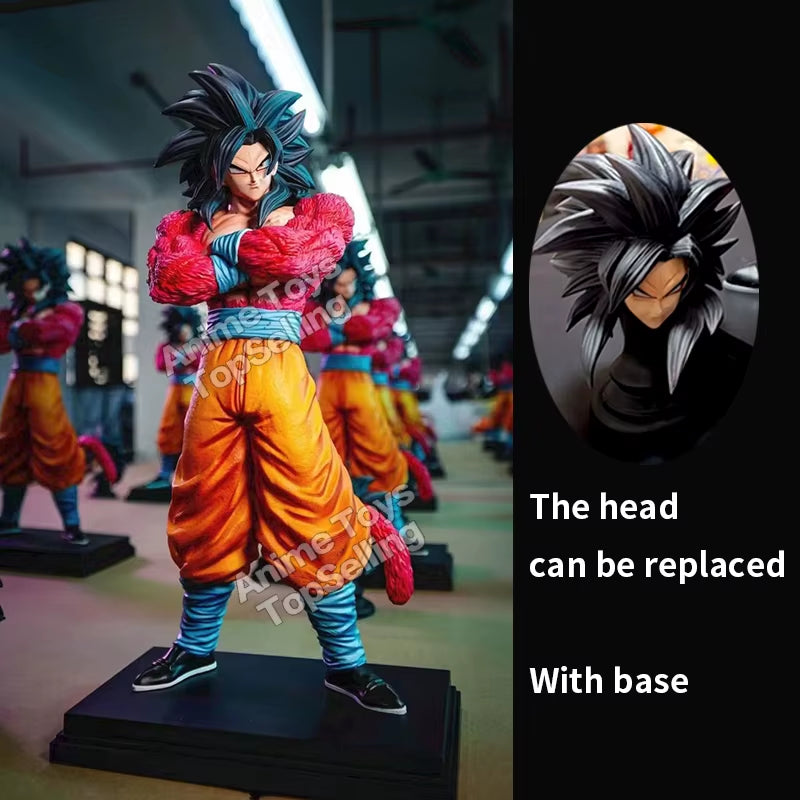 Anime Dragon Ball Figure Super Saiyan 4 Son Goku Statue PVC Collection Model Toys Gifts