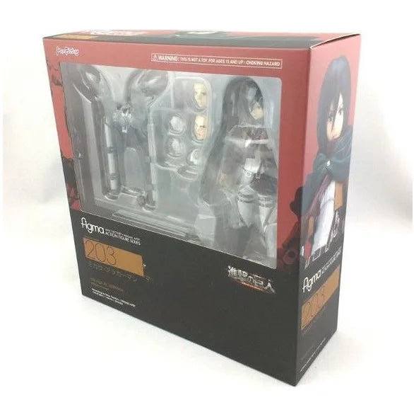 28cm Attack on Titans Levi Ackerman Action  Eren Jaege Mikasa Ackerman The Armored Titan