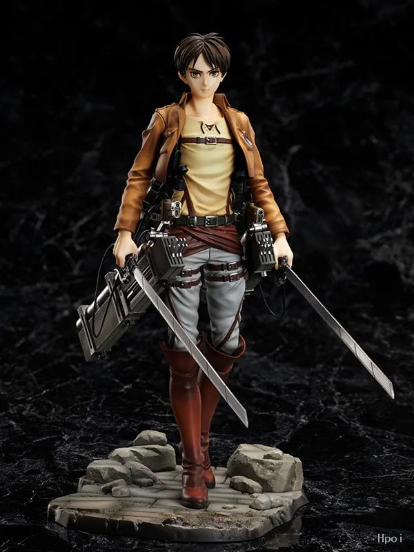 28cm Attack on Titans Levi Ackerman Action  Eren Jaege Mikasa Ackerman The Armored Titan