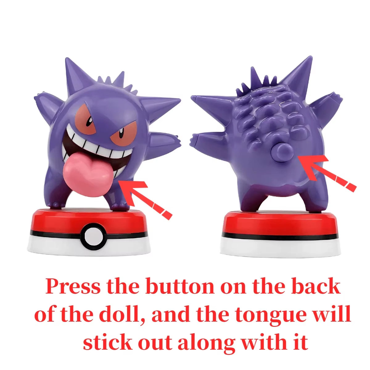 Pokemon Model Kit Anime Characters Figures Gengar Pikachu Charizard Slowpoke Mewtwo Series Car Interior Hand Position Toys Gifts