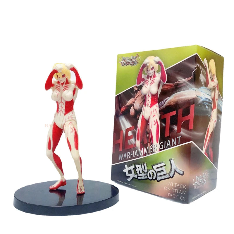 28cm Attack on Titans Levi Ackerman Action  Eren Jaege Mikasa Ackerman The Armored Titan