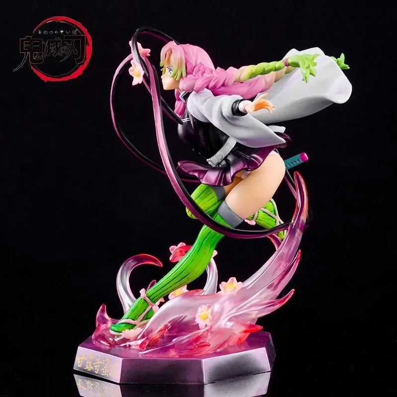 21cm  Demon Slayer Anime Figure Kanroji Mitsuri Periphery Action Figure Kimetsu No Yaiba High Quality Display Model Gift Toys