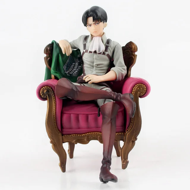 28cm Attack on Titans Levi Ackerman Action  Eren Jaege Mikasa Ackerman The Armored Titan