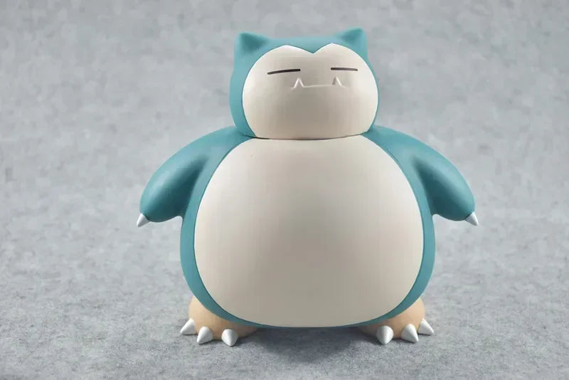 Tomy Pokemon Snorlax Anime Figure Model Piggy Bank Sitting Standing Snorlax Saving Pot Cartoon Doll Money Box Fantasy Figurines