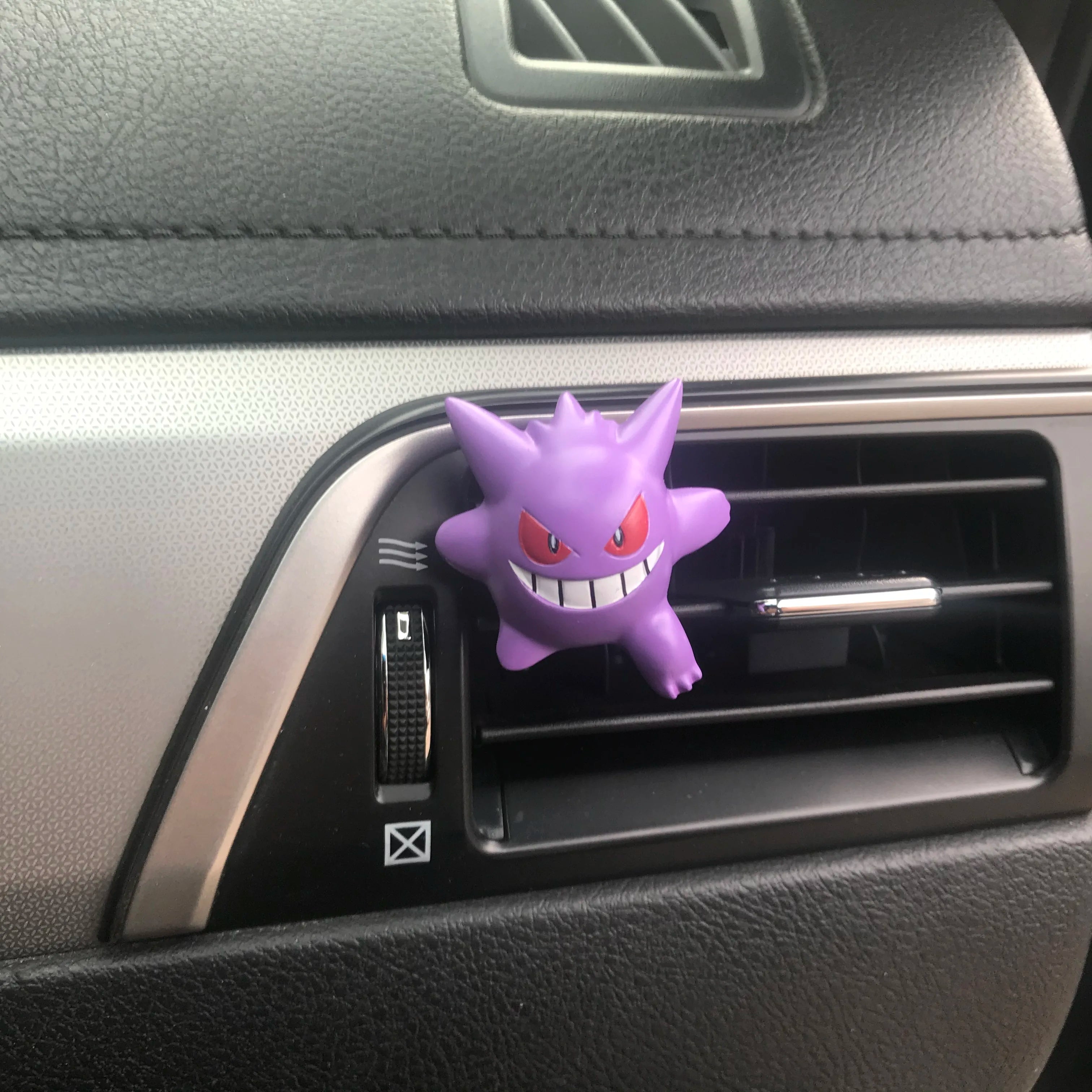 Pokémon Anime Action Figure Gengar Gastly Misdreavus Haunter Duskull Ghost Car Interior Air Outlet Decoration Kawai Car Ornament