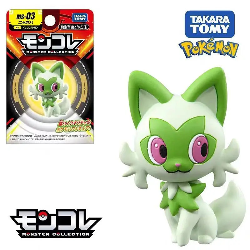 Pokemon Original Mini Figure Mew Pikachu Gengar Charizard Dragonite Venusaur Lucario Fuecoco Sprigatito PVC Model Toys Gifts