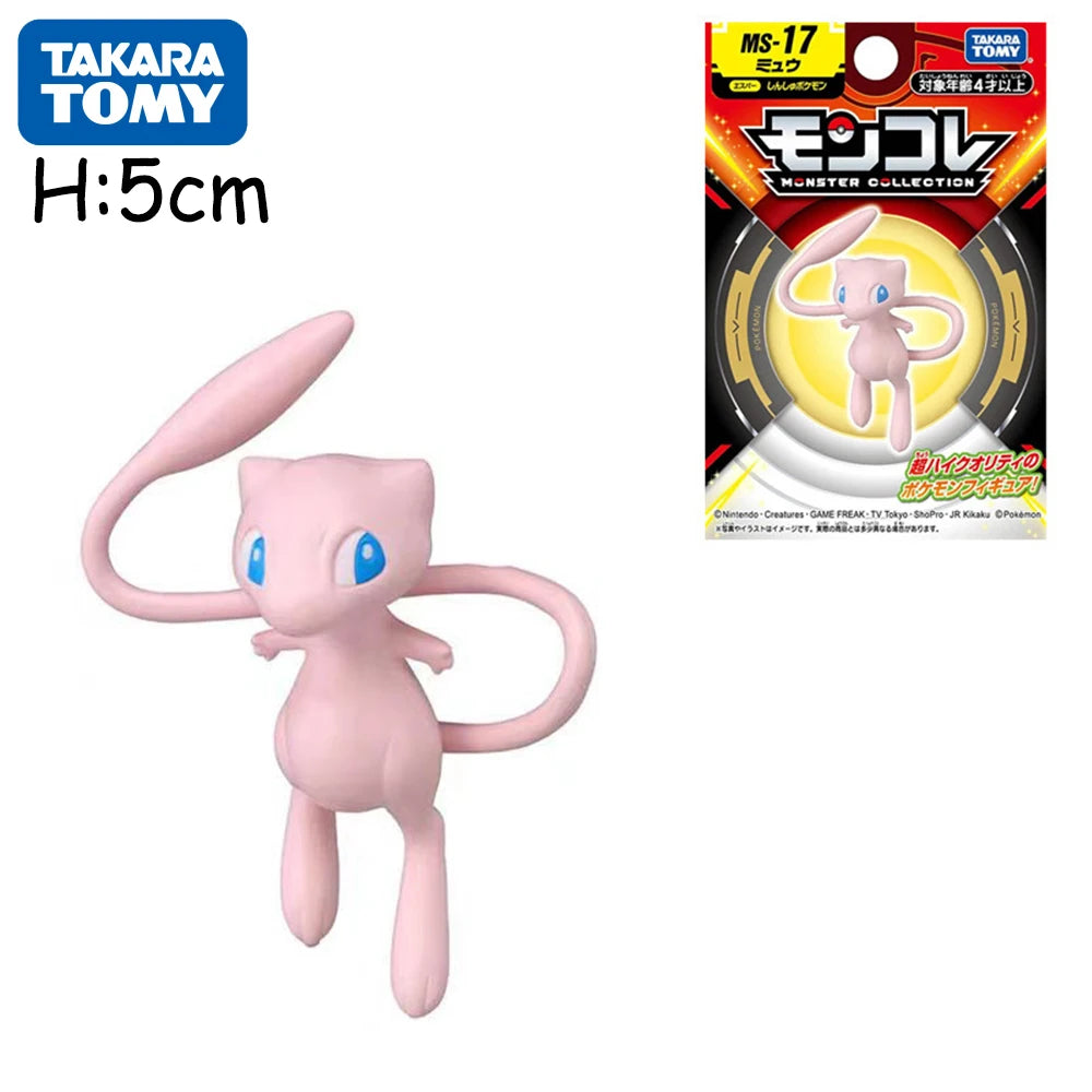 Pokemon Original Mini Figure Mew Pikachu Gengar Charizard Dragonite Venusaur Lucario Fuecoco Sprigatito PVC Model Toys Gifts