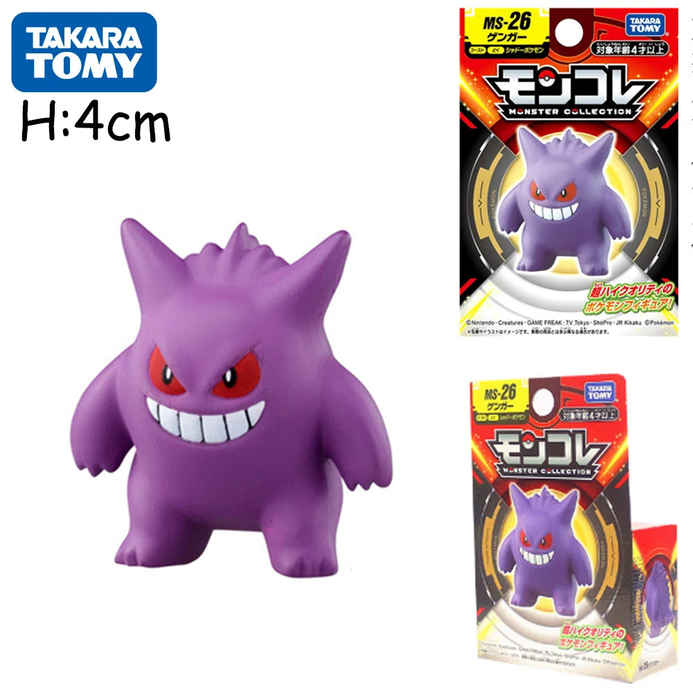 Pokemon Original Mini Figure Mew Pikachu Gengar Charizard Dragonite Venusaur Lucario Fuecoco Sprigatito PVC Model Toys Gifts