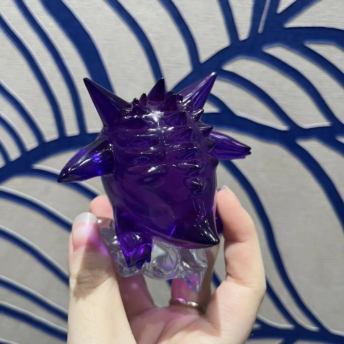New 8Cm Pokemon Figure Snorlax Gengar Transparent Action Figure Statue Anime Model Doll Decoraion Collectible Toys Gift Pvc