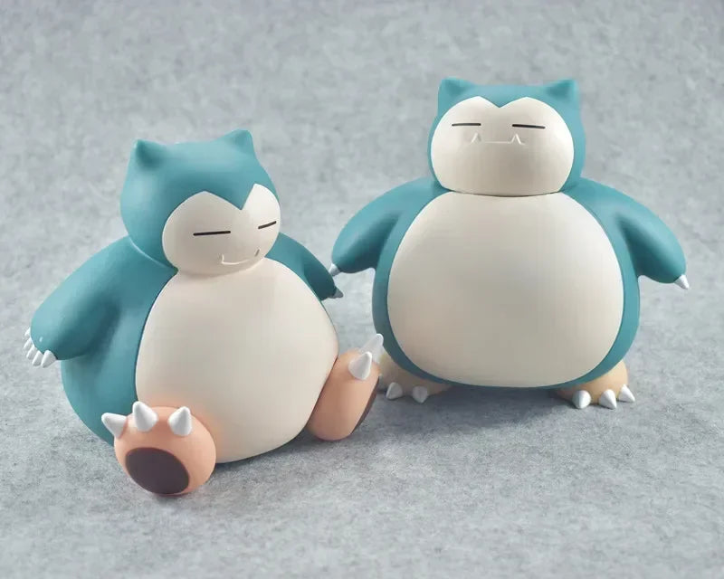 Tomy Pokemon Snorlax Anime Figure Model Piggy Bank Sitting Standing Snorlax Saving Pot Cartoon Doll Money Box Fantasy Figurines