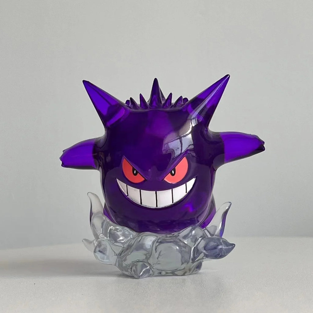 New 8Cm Pokemon Figure Snorlax Gengar Transparent Action Figure Statue Anime Model Doll Decoraion Collectible Toys Gift Pvc