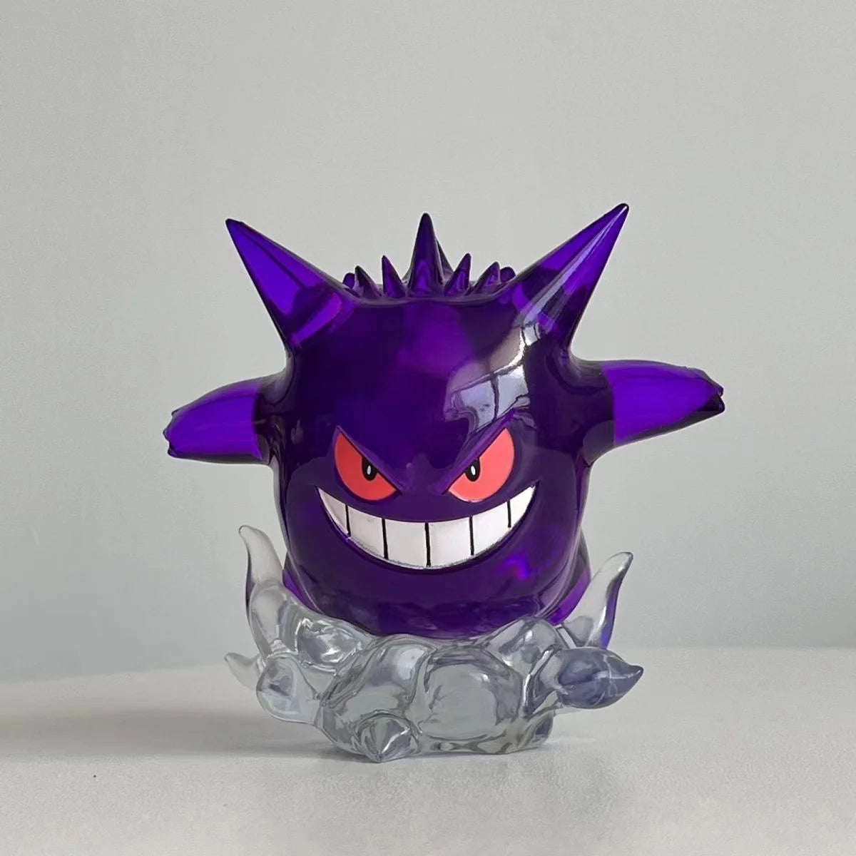 New 8Cm Pokemon Figure Snorlax Gengar Transparent Action Figure Statue Anime Model Doll Decoraion Collectible Toys Gift Pvc