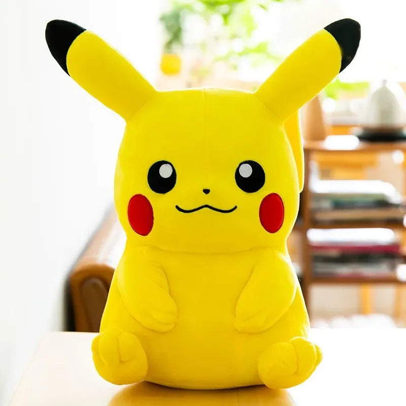 Pikachu 20Cm Stuffed Plush Toys Kawaii Raichu Jenny Turtle Anime Doll Kids Birthday Christmas Gift