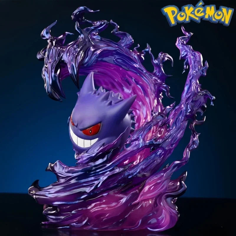 19Cm Pokemon Gengar Anime Figure Ghost Claw Action Figure Game Statue PVC Collectible Kawaii Model Gifts Desk Decor Dolls Toys