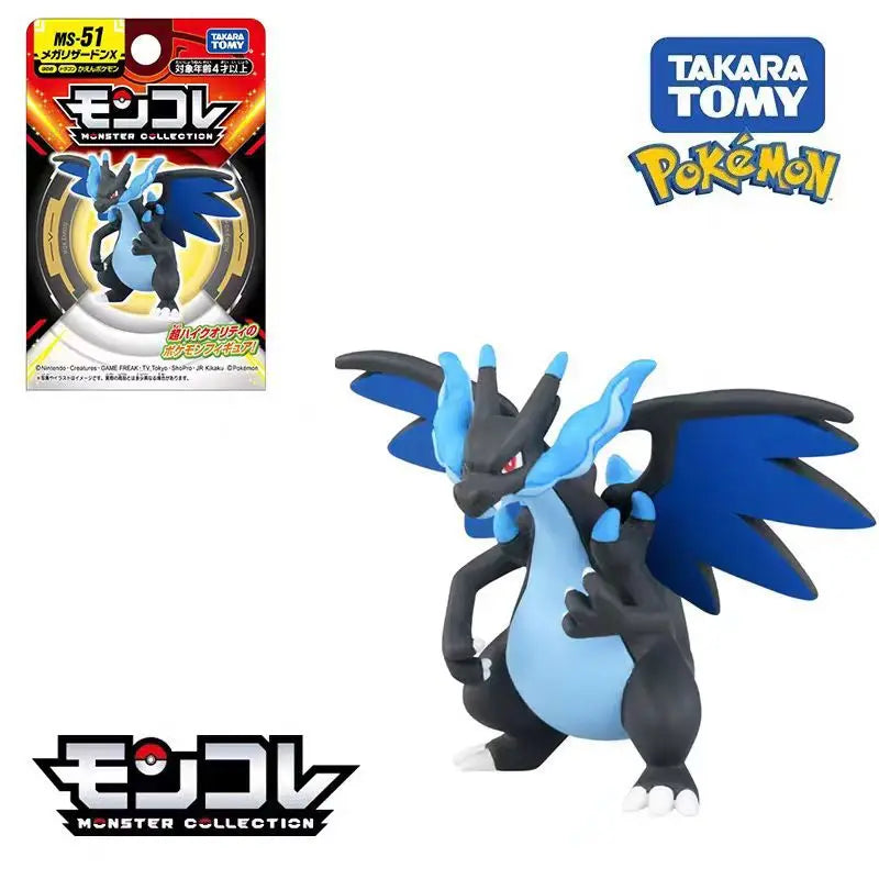 Pokemon Original Mini Figure Mew Pikachu Gengar Charizard Dragonite Venusaur Lucario Fuecoco Sprigatito PVC Model Toys Gifts