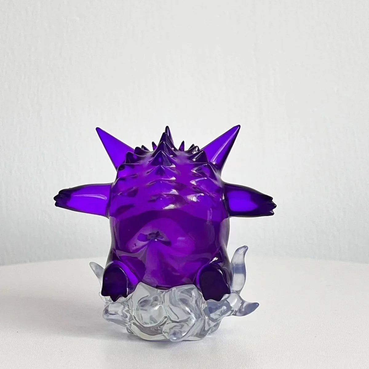New 8Cm Pokemon Figure Snorlax Gengar Transparent Action Figure Statue Anime Model Doll Decoraion Collectible Toys Gift Pvc