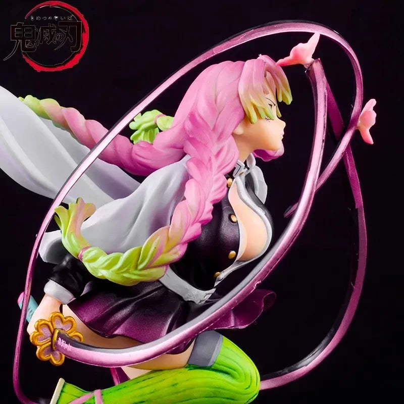 21cm  Demon Slayer Anime Figure Kanroji Mitsuri Periphery Action Figure Kimetsu No Yaiba High Quality Display Model Gift Toys