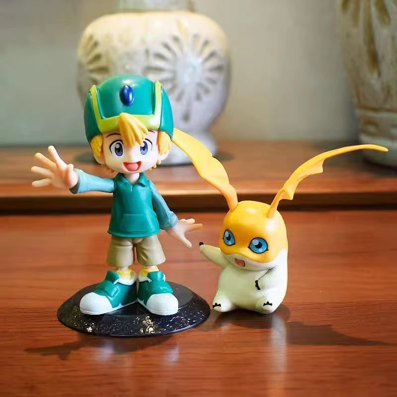 Figura De Aventura De Anime Digimon Yagami Taichishida Yamato Yagami Hikari Takaishi Takeruaction Modelo Decoraciones De PVC Jug