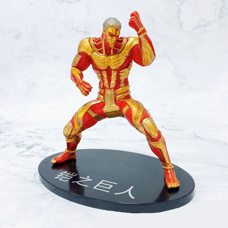28cm Attack on Titans Levi Ackerman Action  Eren Jaege Mikasa Ackerman The Armored Titan