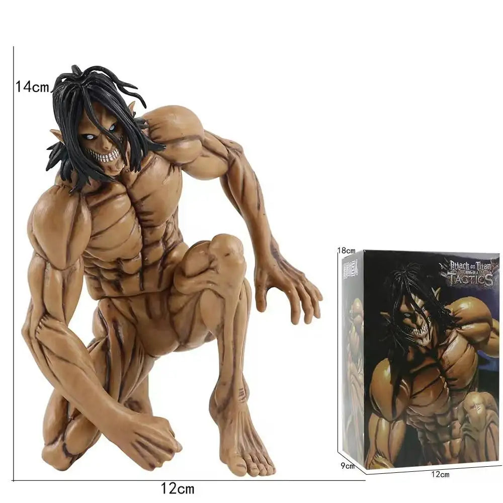 28cm Attack on Titans Levi Ackerman Action  Eren Jaege Mikasa Ackerman The Armored Titan