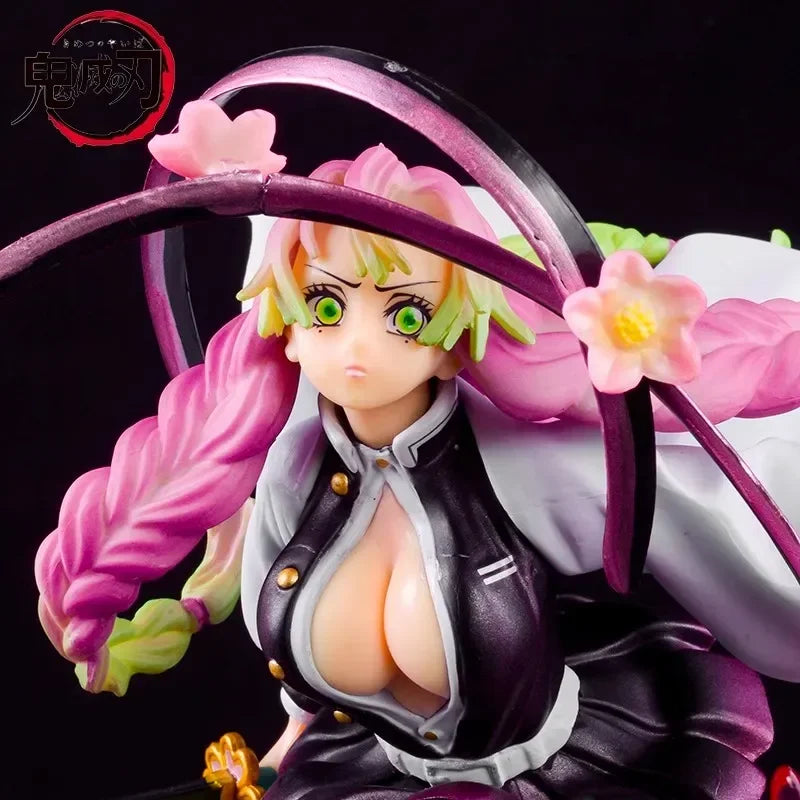 21cm  Demon Slayer Anime Figure Kanroji Mitsuri Periphery Action Figure Kimetsu No Yaiba High Quality Display Model Gift Toys