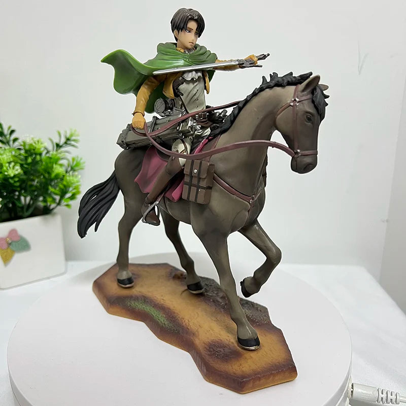 28cm Attack on Titans Levi Ackerman Action  Eren Jaege Mikasa Ackerman The Armored Titan