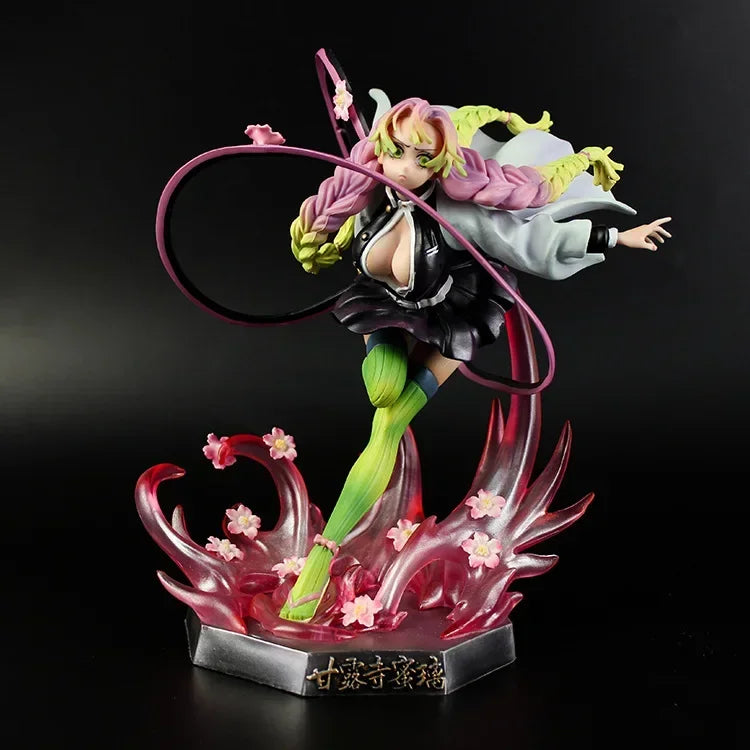 21cm  Demon Slayer Anime Figure Kanroji Mitsuri Periphery Action Figure Kimetsu No Yaiba High Quality Display Model Gift Toys