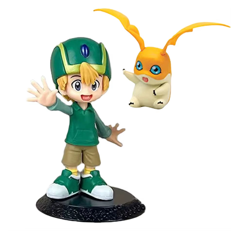 Figura De Aventura De Anime Digimon Yagami Taichishida Yamato Yagami Hikari Takaishi Takeruaction Modelo Decoraciones De PVC Jug