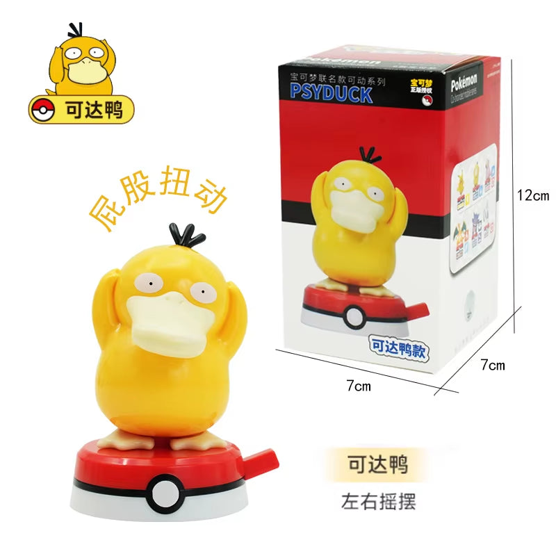 Pokemon Model Kit Anime Characters Figures Gengar Pikachu Charizard Slowpoke Mewtwo Series Car Interior Hand Position Toys Gifts