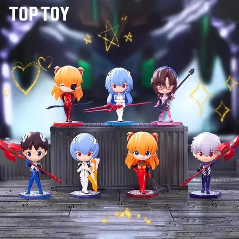 Genuine TOPTOY EVA Toys Series Blind Box Mystery Box New Trendy Anime Figure Collection Decoration Custom Kids Birthday Gifts