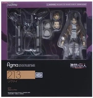 28cm Attack on Titans Levi Ackerman Action  Eren Jaege Mikasa Ackerman The Armored Titan
