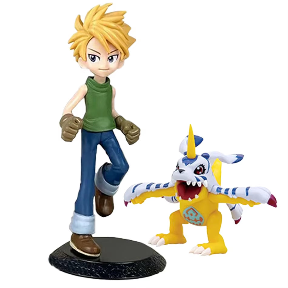 Figura De Aventura De Anime Digimon Yagami Taichishida Yamato Yagami Hikari Takaishi Takeruaction Modelo Decoraciones De PVC Jug